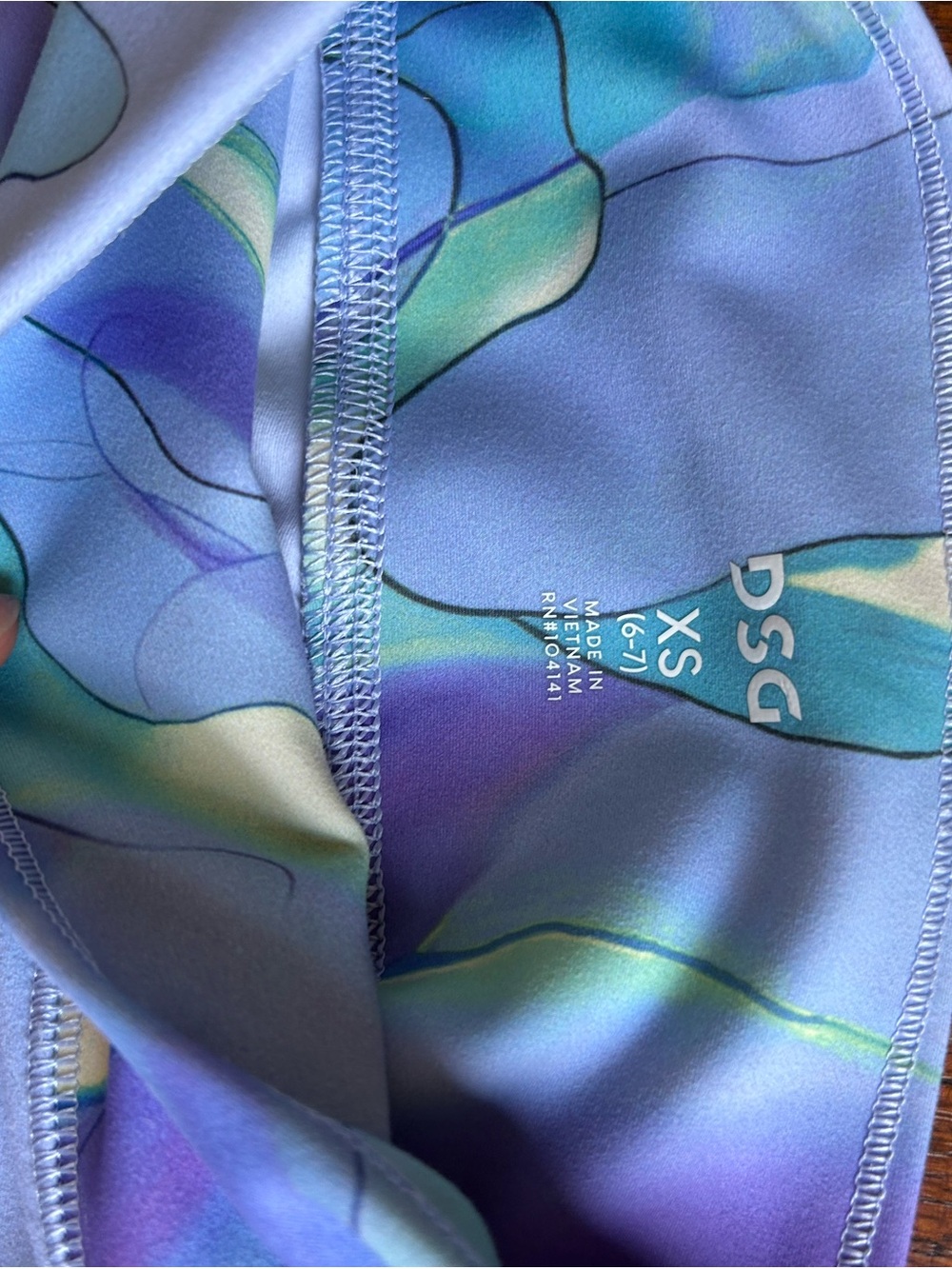 DSG Girls Lavender Multi-Color Active Matching Set - Picture 6 of 6